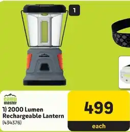 Makro Camp Master 2000 Lumen Rechargeable Lantern offer