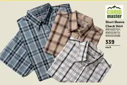 Makro Camp Master Short Sleeve Check Shirt offer