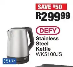 OK Furniture DEFY Stainless Steel Kettle offer