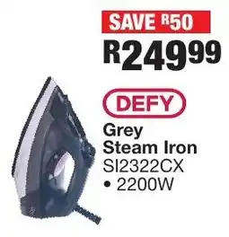 OK Furniture DEFY Grey Steam Iron offer