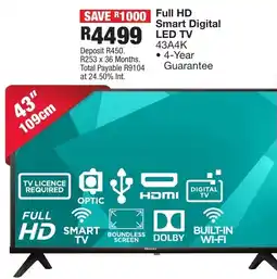 OK Furniture Hisense Full HD Smart Digital LED TV offer