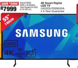 OK Furniture SAMSUNG 4K Smart Digital LED TV offer