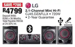 OK Furniture LG 2.1-Channel Mini Hi-Fi offer