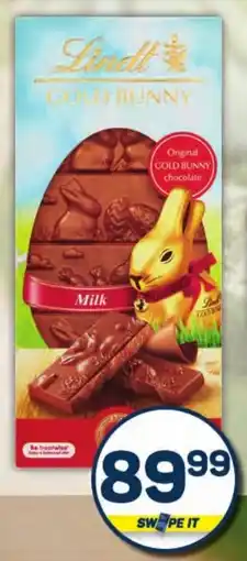 Pick n Pay Hypermarket Lindt Gold Bunny Chocolate Tablet offer