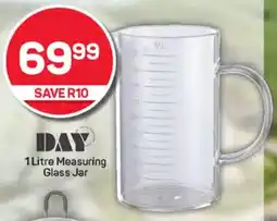 Pick n Pay Hypermarket DAY Measuring Glass Jar offer