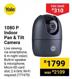 Builders Warehouse Yale 1080 P Indoor Pan & Tilt Camera offer