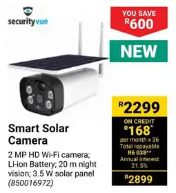 Builders Warehouse Smart Solar Camera offer