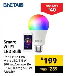 Builders Warehouse Smart Wi-Fi LED Bulb offer