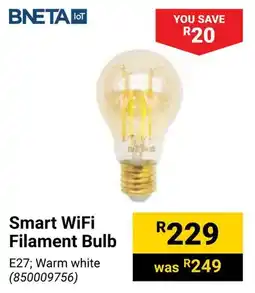 Builders Warehouse Smart WiFi Filament Bulb offer