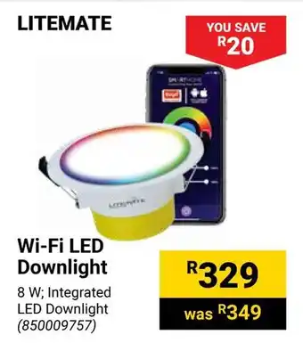 Builders Warehouse LITEMATE Wi-Fi LED Downlight offer