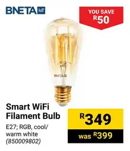 Builders Warehouse Smart WiFi Filament Bulb offer