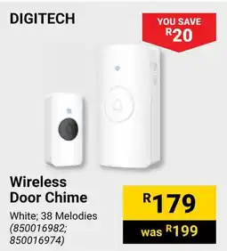 Builders Warehouse DIGITECH Wireless Door Chime offer