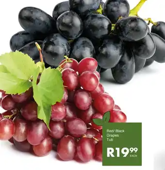 Save Red/ Black Grapes Tub offer