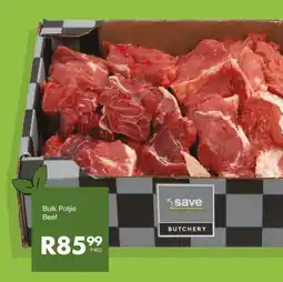 Save Bulk Potjie Beef offer