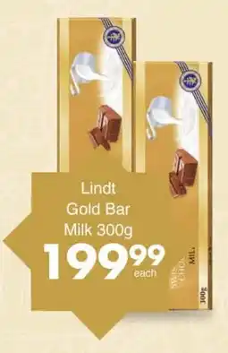 Save Lindt Gold Bar Milk offer