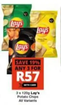 Checkers Hyper Lay's Potato Chips All Variants offer