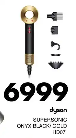 Dyson supersonic onyx black/ gold HD07