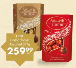 Save Hyper Lindt Lindor Cornet Assorted offer