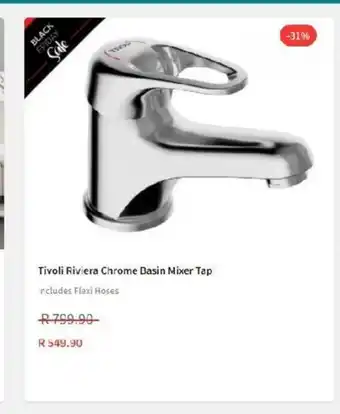 CTM Tivoli Riviera Chrome Basin Mixer Tap offer