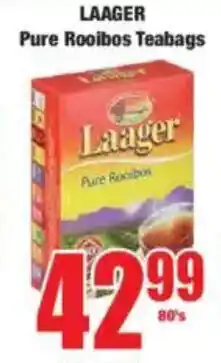 Boxer LAAGER Pure Rooibos Teabags offer