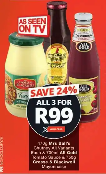 Checkers All 3 for R99 offer