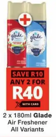 Checkers Glade Air Freshener All Variants offer