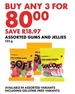 Woolworths Assorted gums and jellies offer