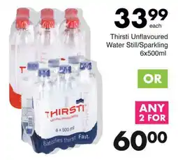 Save Hyper Thirsti Unflavoured Water Still/Sparkling offer