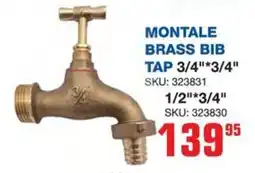 Montale brass bib tap