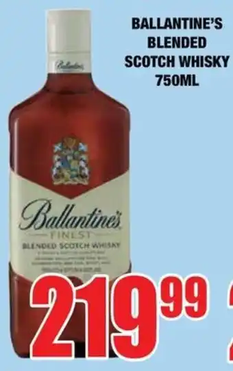 Boxer Liquors Ballantine's blended scotch whisky offer