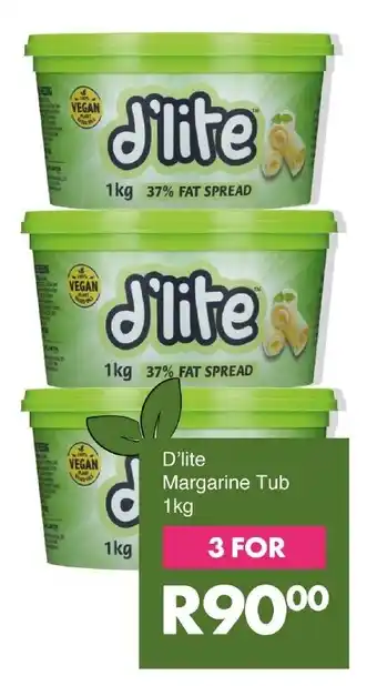Save D'lite Margarine Tub offer