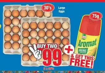 Boxer Large Eggs 2 x 30's offer