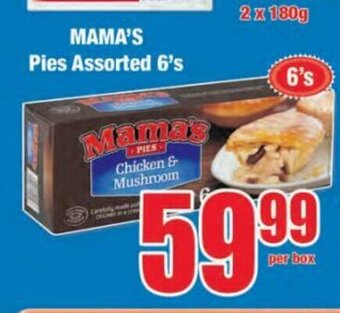 Boxer Mama's Pies Assorted 6's offer
