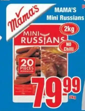 Boxer Mama's Mini Russians 2kg offer