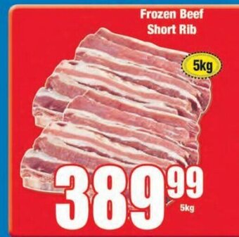 Boxer Frozen Beef Short Rib 5kg offer