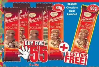 Boxer Beacon Chocolate 5 x 80g offer