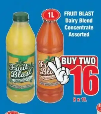 Boxer Fruit Blast Concentrate Assorted 2 x 1L offer