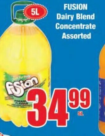 Fusion Dairy Blend Concentrate Assorted 5L