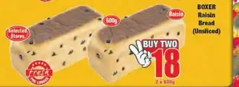 Boxer Boxer Raisin Bread 2 x 600g offer