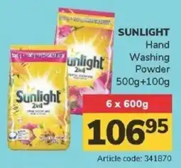 Jumbo SUNLIGHT Hand Washing Powder offer