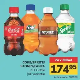 COKE/SPRITE/ STONEY/FANTA PET Bottle