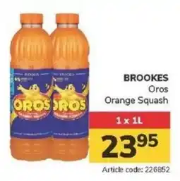 BROOKES Oros Orange Squash