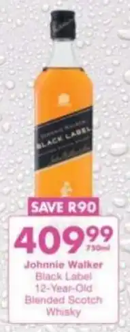 President Hyper Johnnie Walker Black Label 12-Year-Old Blended Scotch Whisky offer