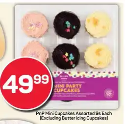 Pick n Pay Hypermarket PnP Mini Cupcakes Assorted (Excluding Butter icing Cupcakes) offer