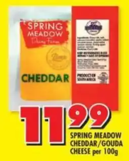 Shoprite Spring meadow cheddar/gouda cheese offer