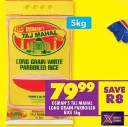 Shoprite Osman's taj mahal long grain parboiled rice offer