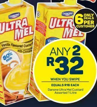 Pick n Pay Hypermarket Ultra mel custard 2 offer