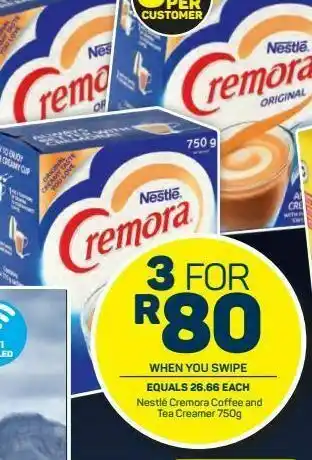 Pick n Pay Hypermarket Nestlé cremora tea and coffe creamer 3 offer