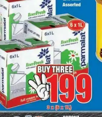 Boxer Parmalat milk 3 offer