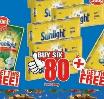 Boxer Sunlight laundry soap 6 offer